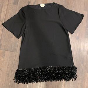 🤩Kate Spade Sequin Black Dress/shirt 🤩